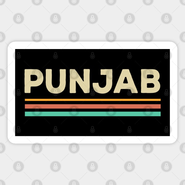 PUNJAB STATE NAME - BORN IN PUNJAB Magnet by PUNJABISTYL